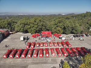 湖北江南31輛森林消防車交付使用 助力解決“巡護基本靠走”工作難點！